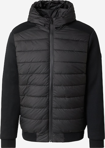 Geacă de primăvară-toamnă 'Jarred' de la 19V69 ITALIA pe negru: față