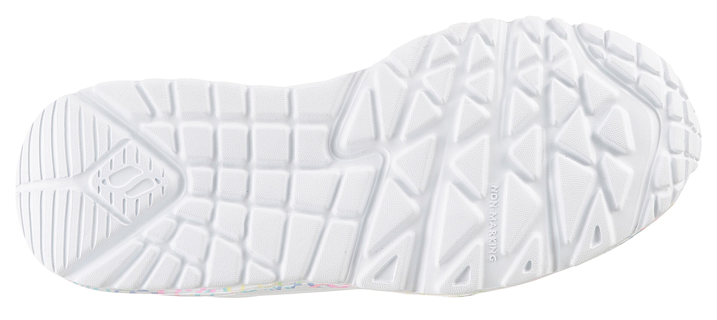 SKECHERS Sneakers 'Uno Lite - Lovely Luv' in White