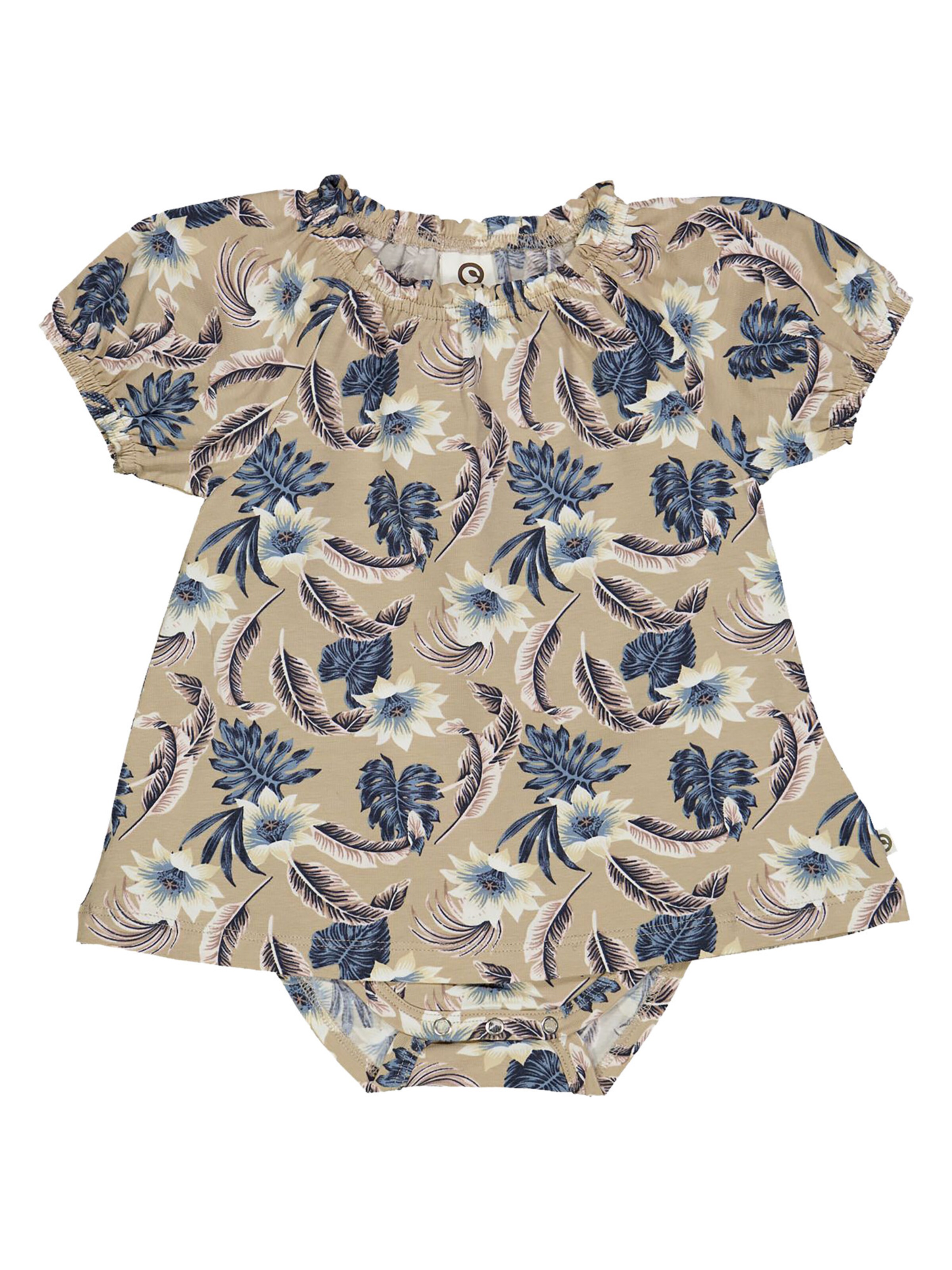 Tutina / body per bambino di Müsli by GREEN COTTON in beige: frontale