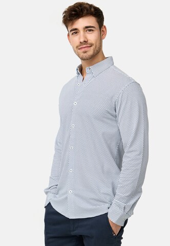 Coupe regular Chemise 'Olimak' INDICODE JEANS en bleu