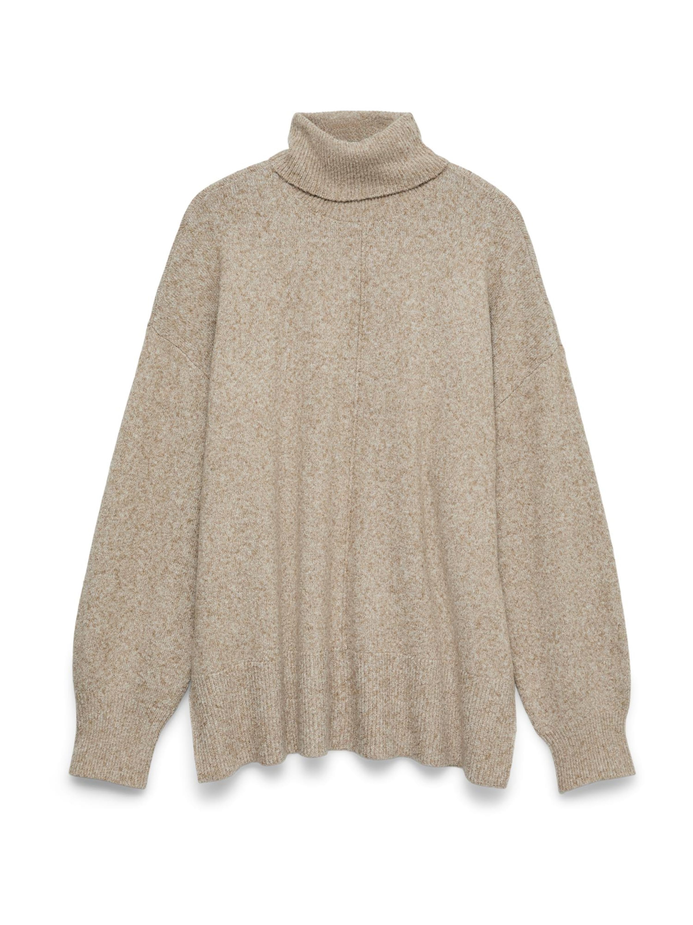 Pull-over 'VMDOFFY' VERO MODA en marron : devant