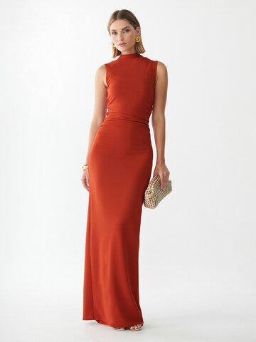 BWLDR Kleid 'LANA' in Rot: Vorderseite