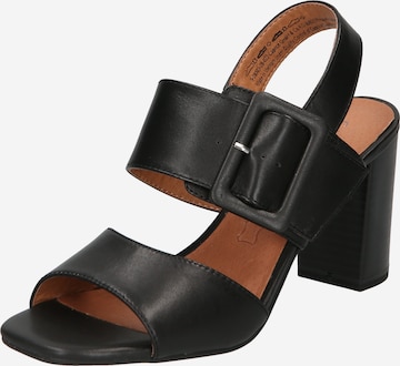 CAPRICE Sandals in Black: front