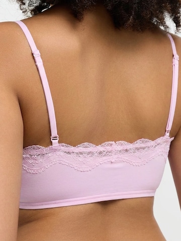 Bustino Reggiseno 'Lace Bralette' di cfab in lilla
