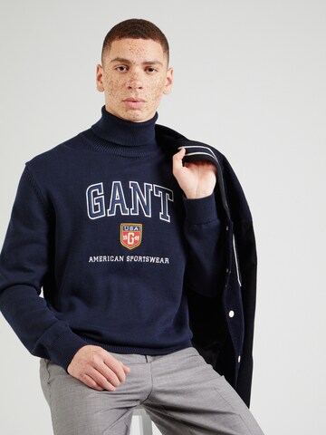 Pull-over GANT en bleu : devant