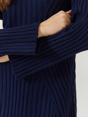 Bianco Lucci - Vestido de malha em azul