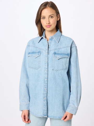 LEVI'S ® Blouse 'Dorsey XL Western' in Blue: front