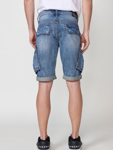 Regular Jeans cargo KOROSHI en bleu