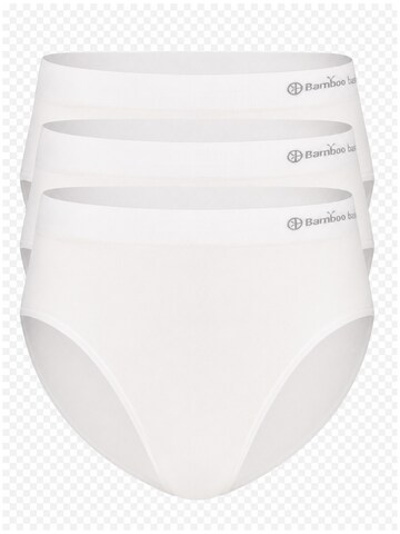 Bamboo basics Slip 'Belle' in Wit: voorkant