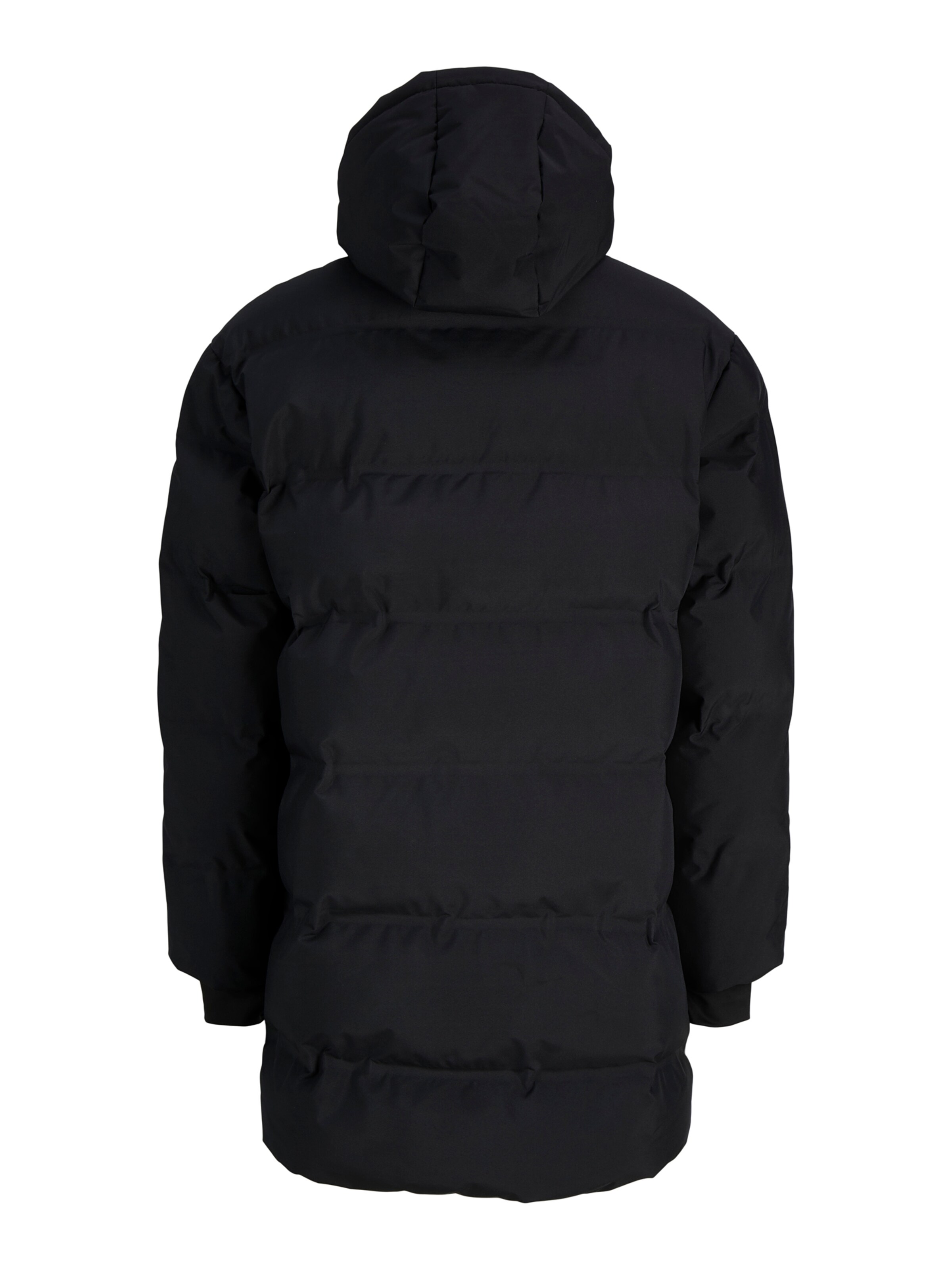 Jack & Jones Plus Winterjas 'JCOTrace Alpha' in Zwart