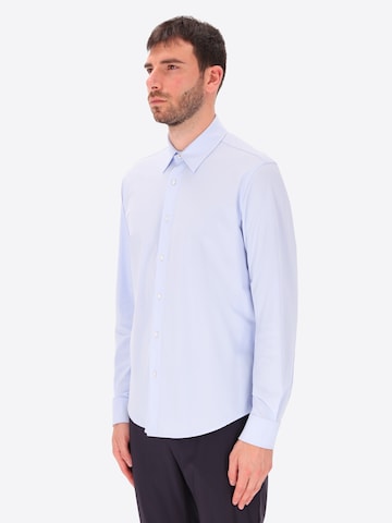 Distretto12 Slim fit Overhemd 'Tevo' in Blauw