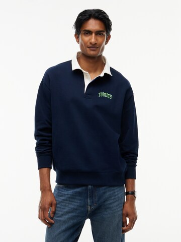 Tommy Jeans - Sudadera en azul: frente