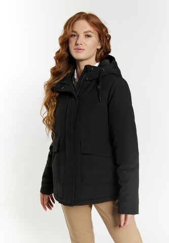 DreiMaster Klassik Winter jacket 'Arctic' in Black: front