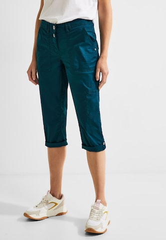 CECIL Regular Pants in Green: front