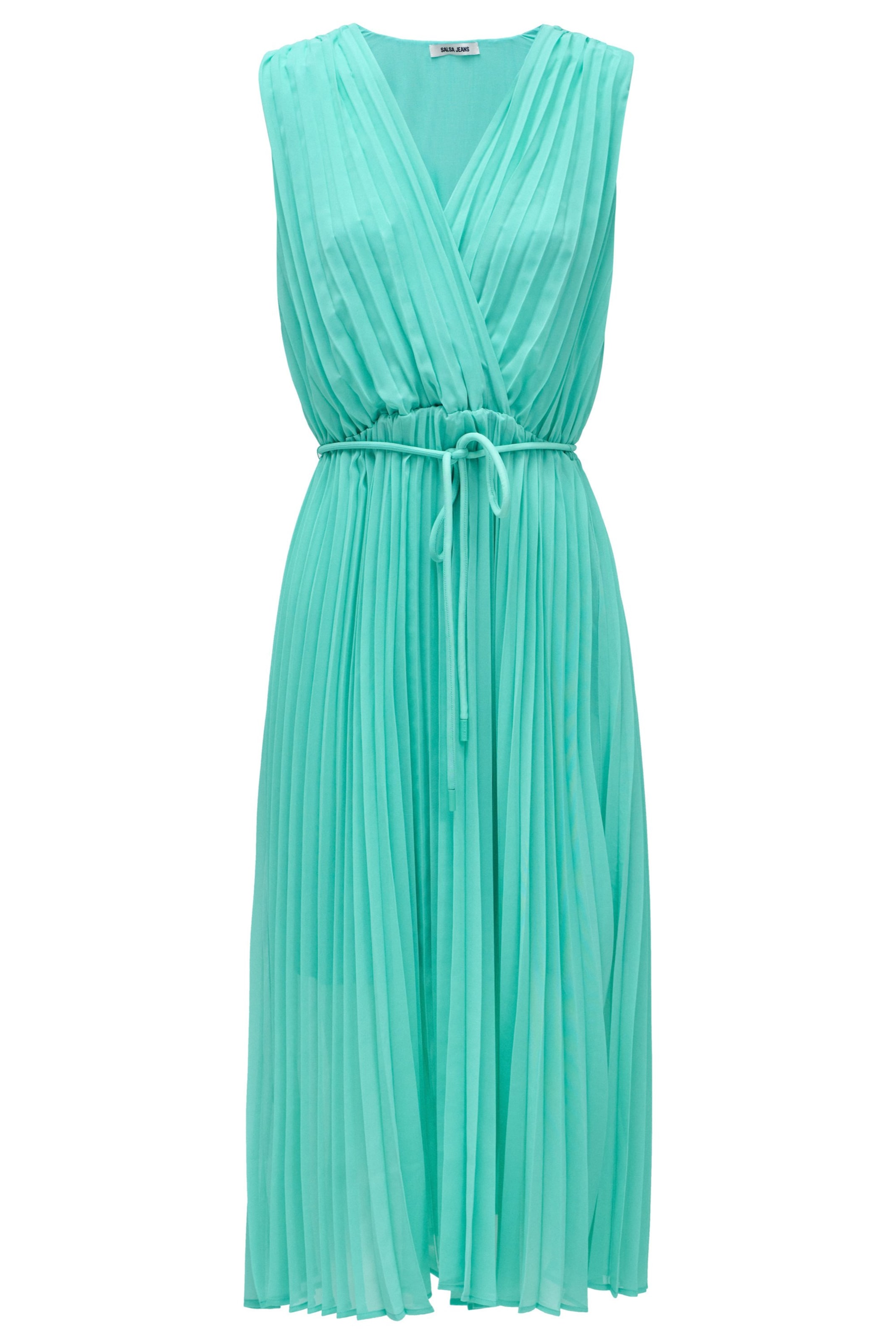 Salsa Jeans Kleider in Grün: Vorderseite