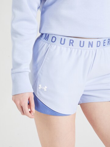 UNDER ARMOUR regular Sportsbukser 'Play Up 3.0' i blå