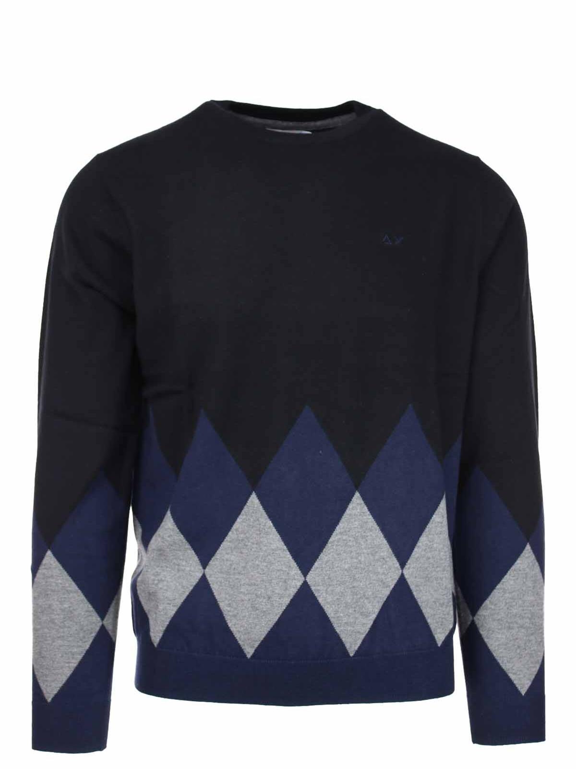 SUN68 Pullover in Schwarz: Vorderseite