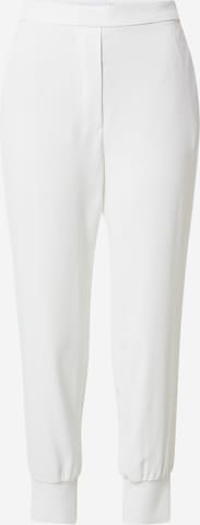 Karo Kauer - Tapered Pantalón 'Lea' en blanco: frente