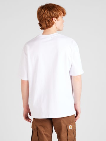 T-Shirt 'Layton' Pegador en blanc
