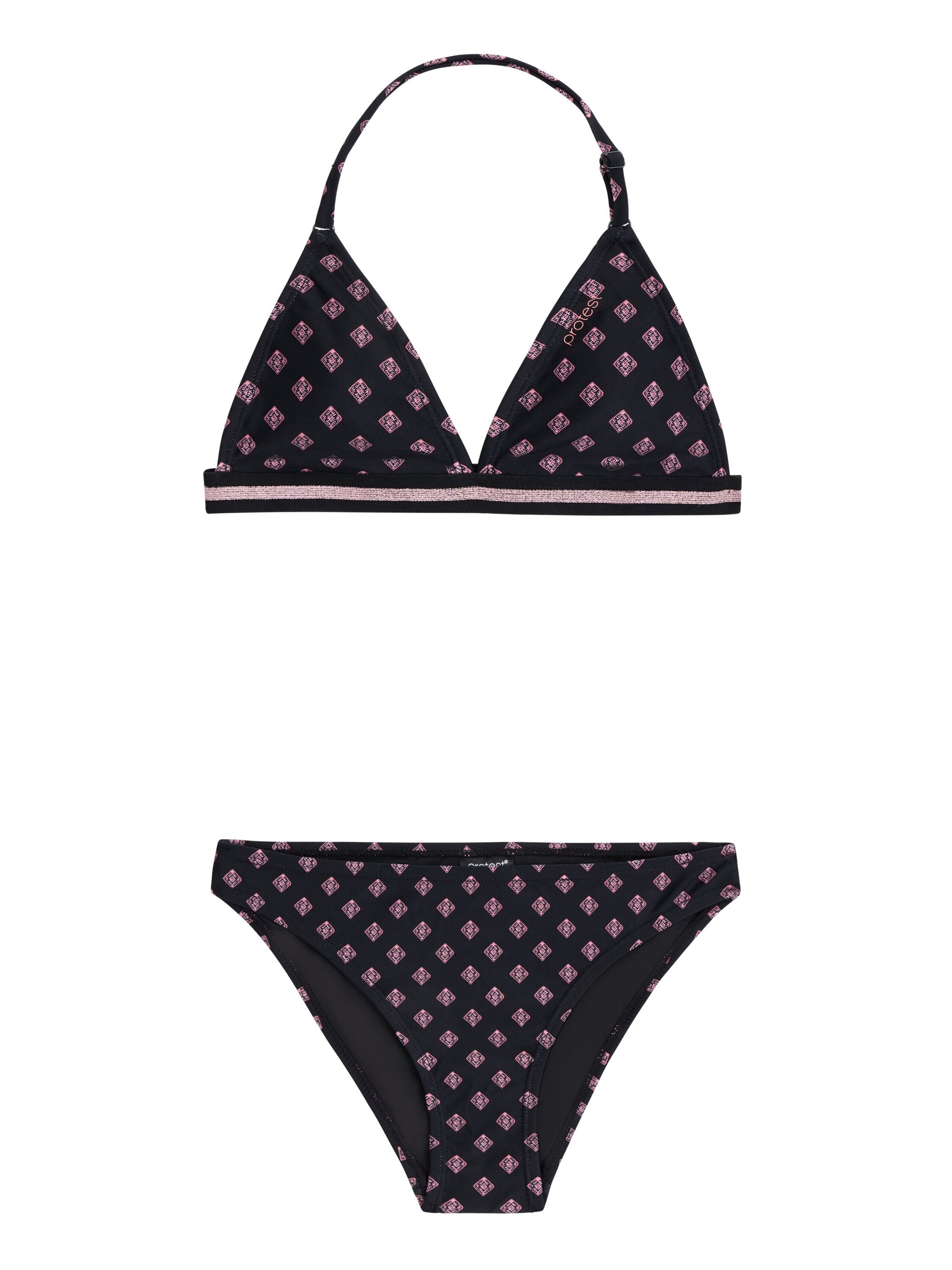 PROTEST Triangle Bikini 'PRTLILLIAN JR' in Black: front