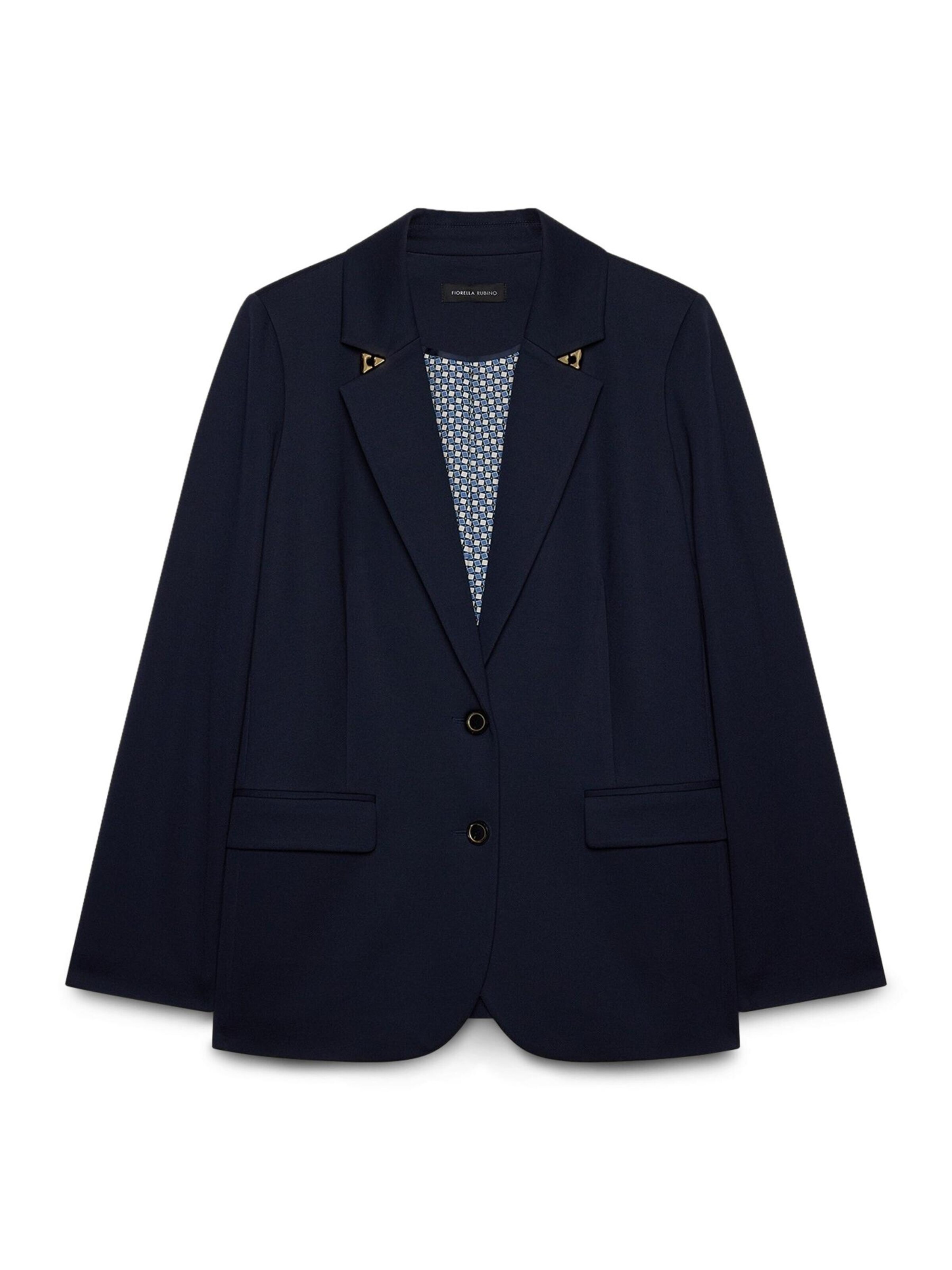 Fiorella Rubino Blazers in Blauw: voorkant
