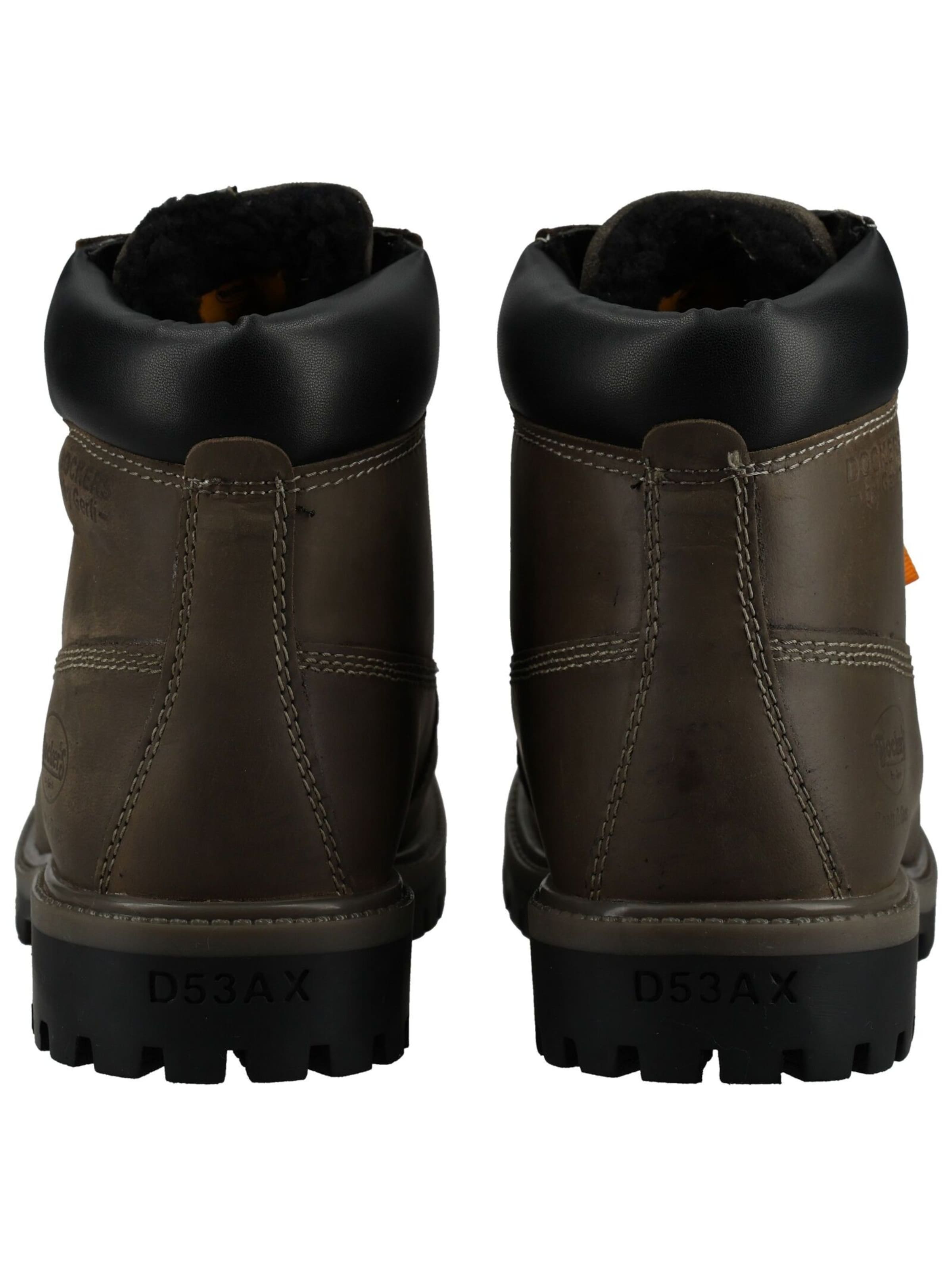 Boots stringati di Dockers by Gerli in verde: dietro