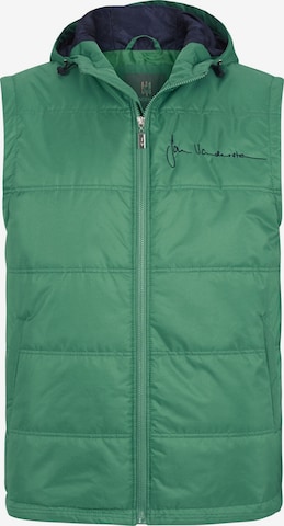 Jan Vanderstorm Vest 'Nithard' in Green: front