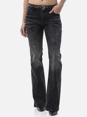 Bootcut Jean 'WD535' CIPO & BAXX en gris : devant