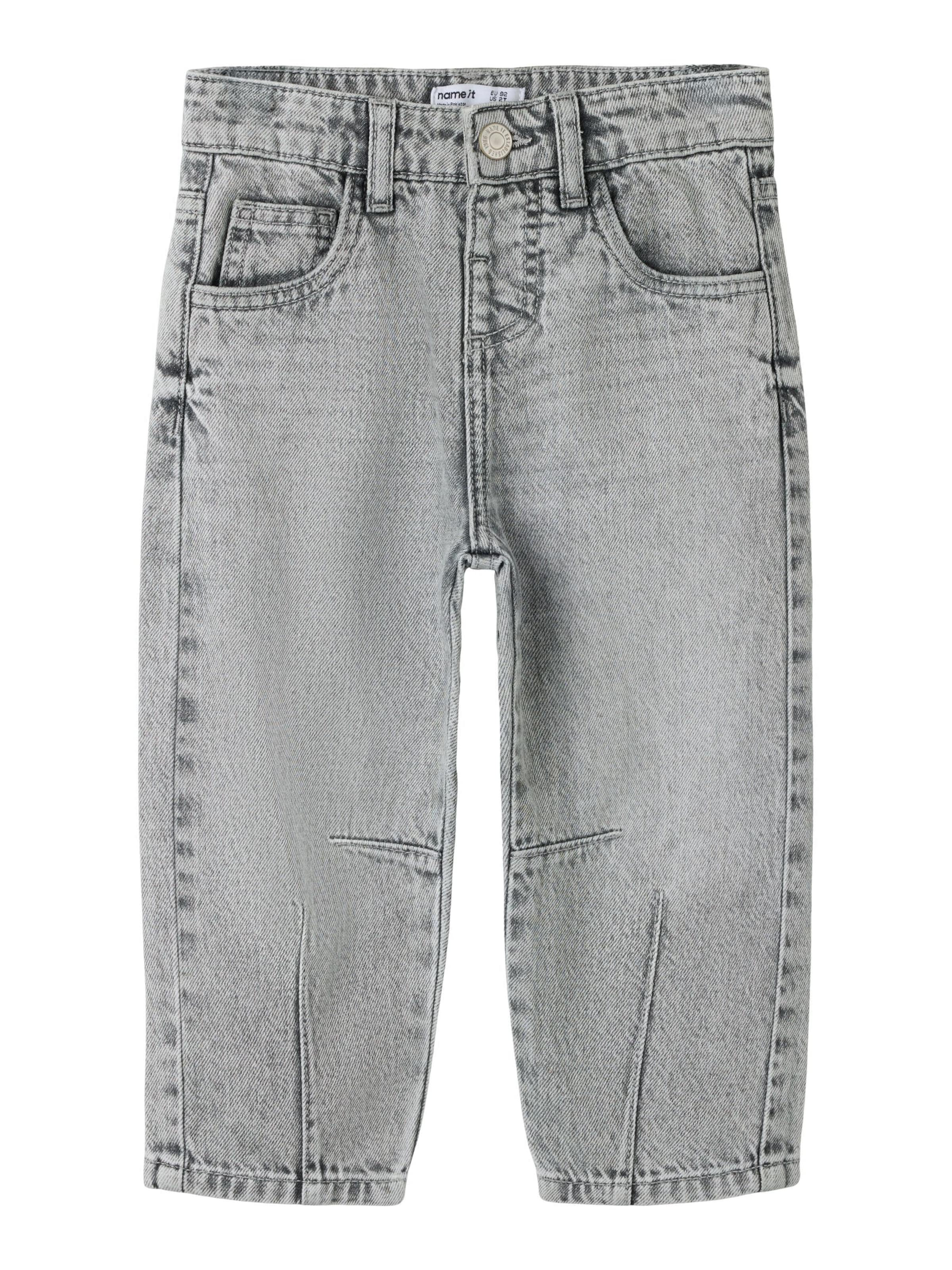 NAME IT - Barrel Vaquero en gris: frente