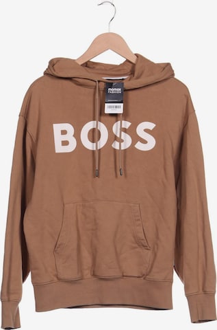 BOSS Black Sweatshirt & Zip-Up Hoodie in XS in Beige: front
