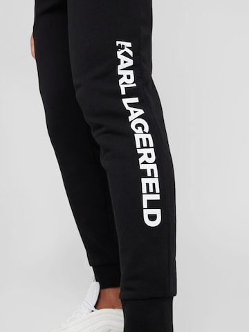 Tapered Pantaloni di Karl Lagerfeld in nero