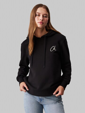 Calvin Klein Jeans Sweatshirt in Schwarz: Vorderseite