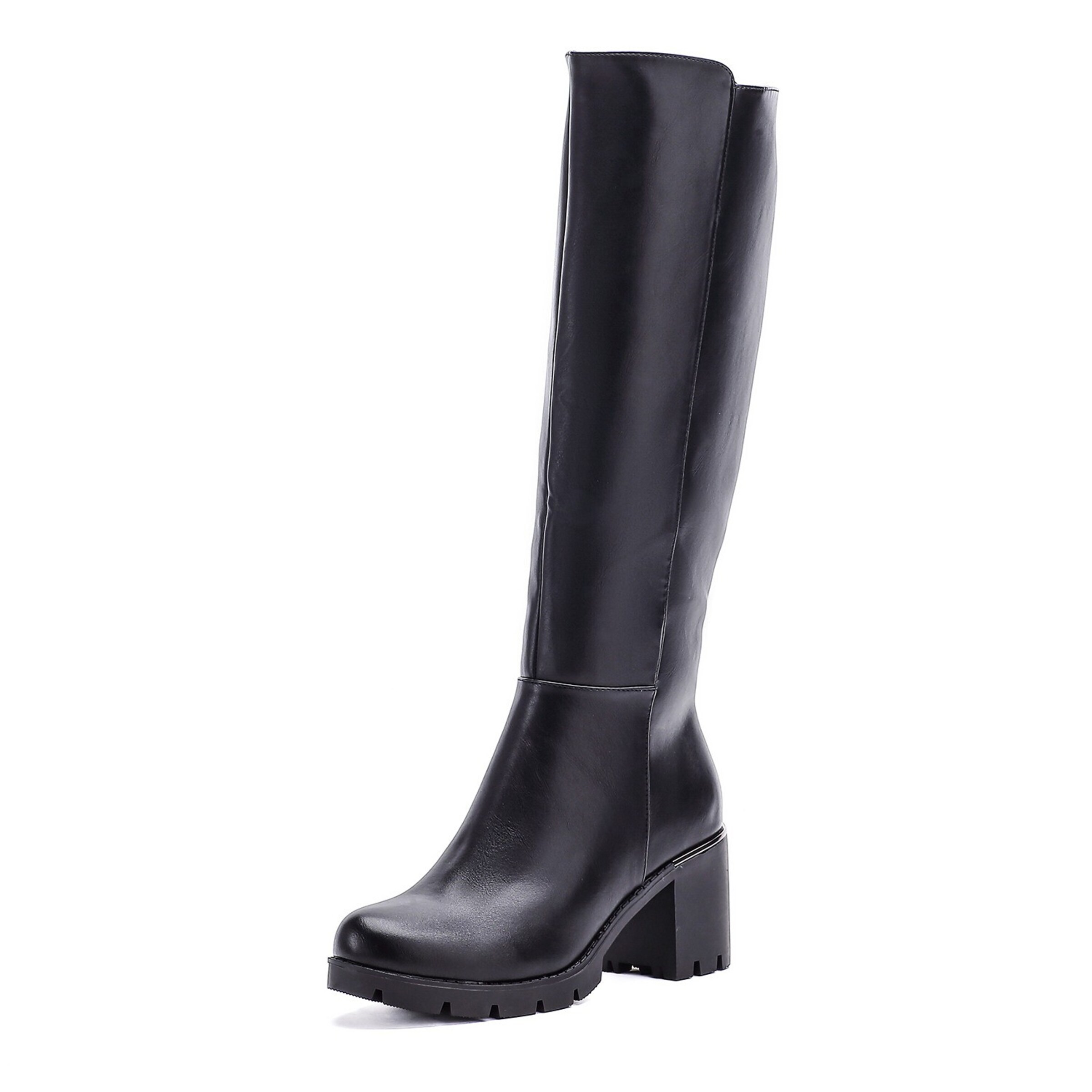 Elara Boots in Black: front