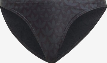 ADIDAS ORIGINALS Sportbikinihose 'Monogram' in Schwarz: predná strana