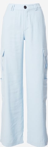 Wide Leg Pantalon cargo Tally Weijl en bleu : devant