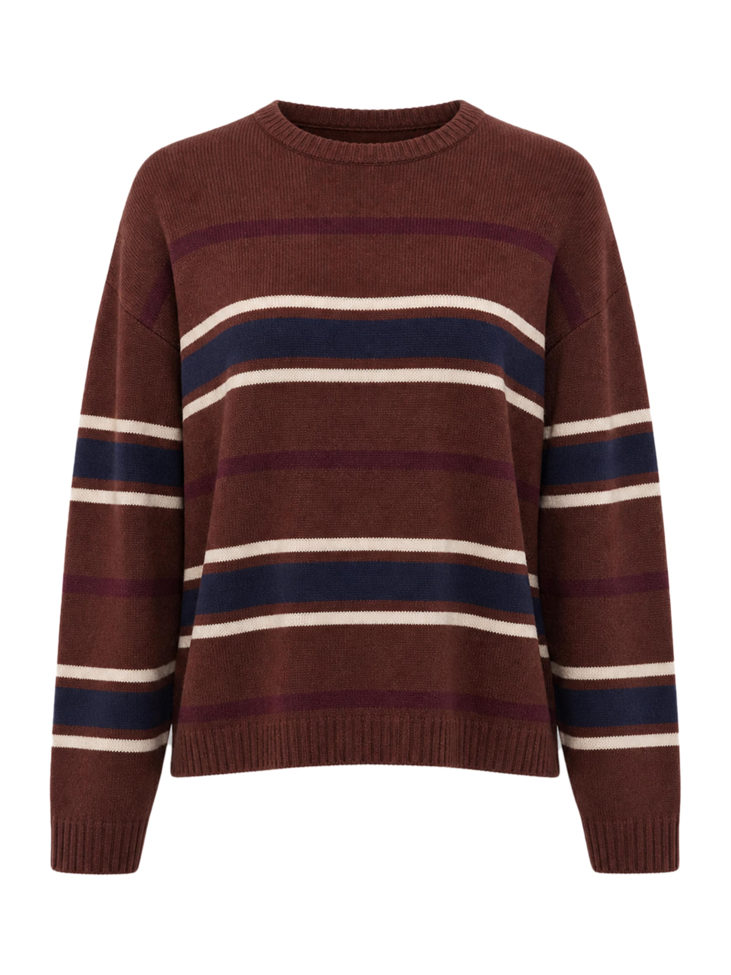 Pull-over BRAVE SOUL en marron : devant