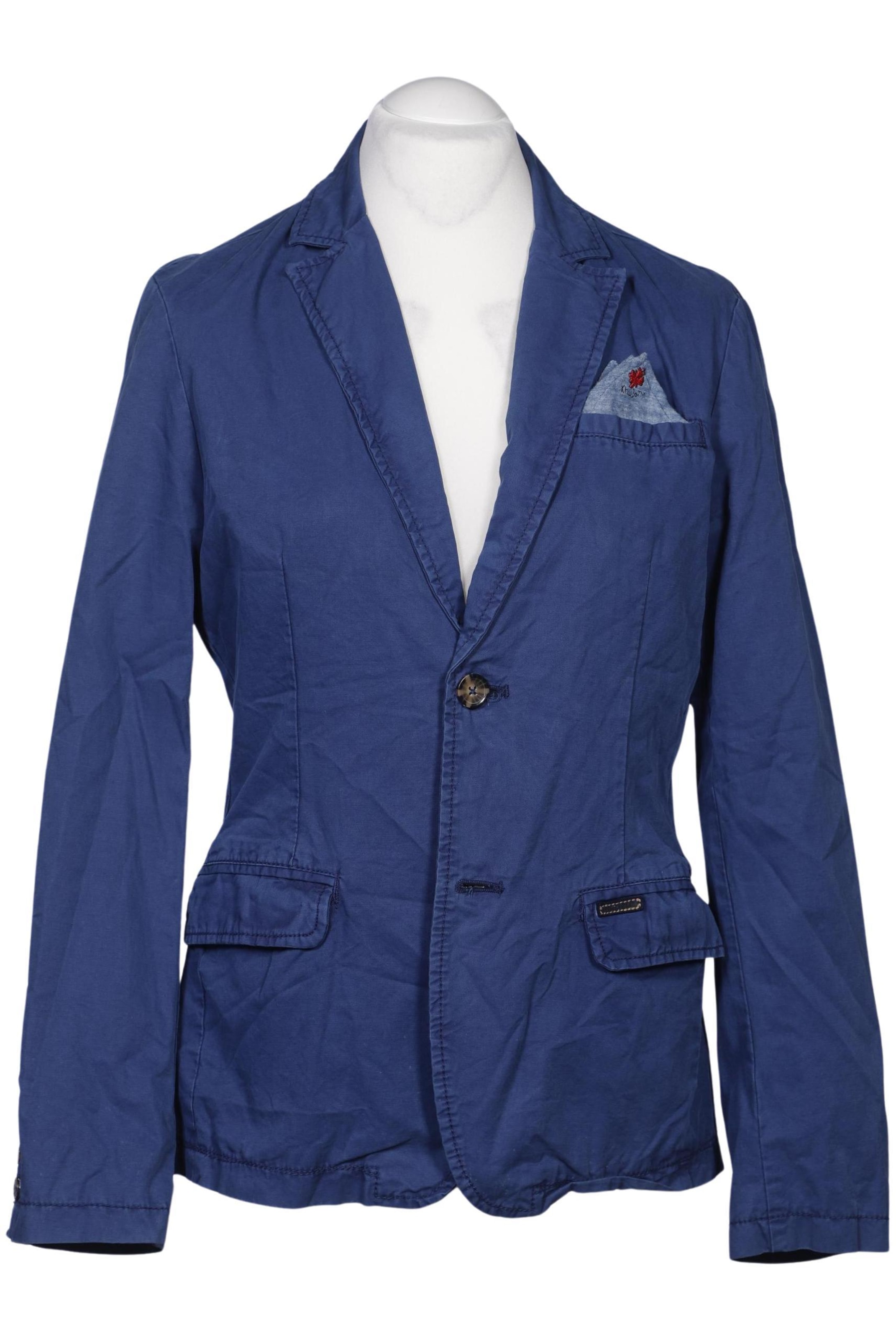 khujo Suit Jacket in M in Blue: front