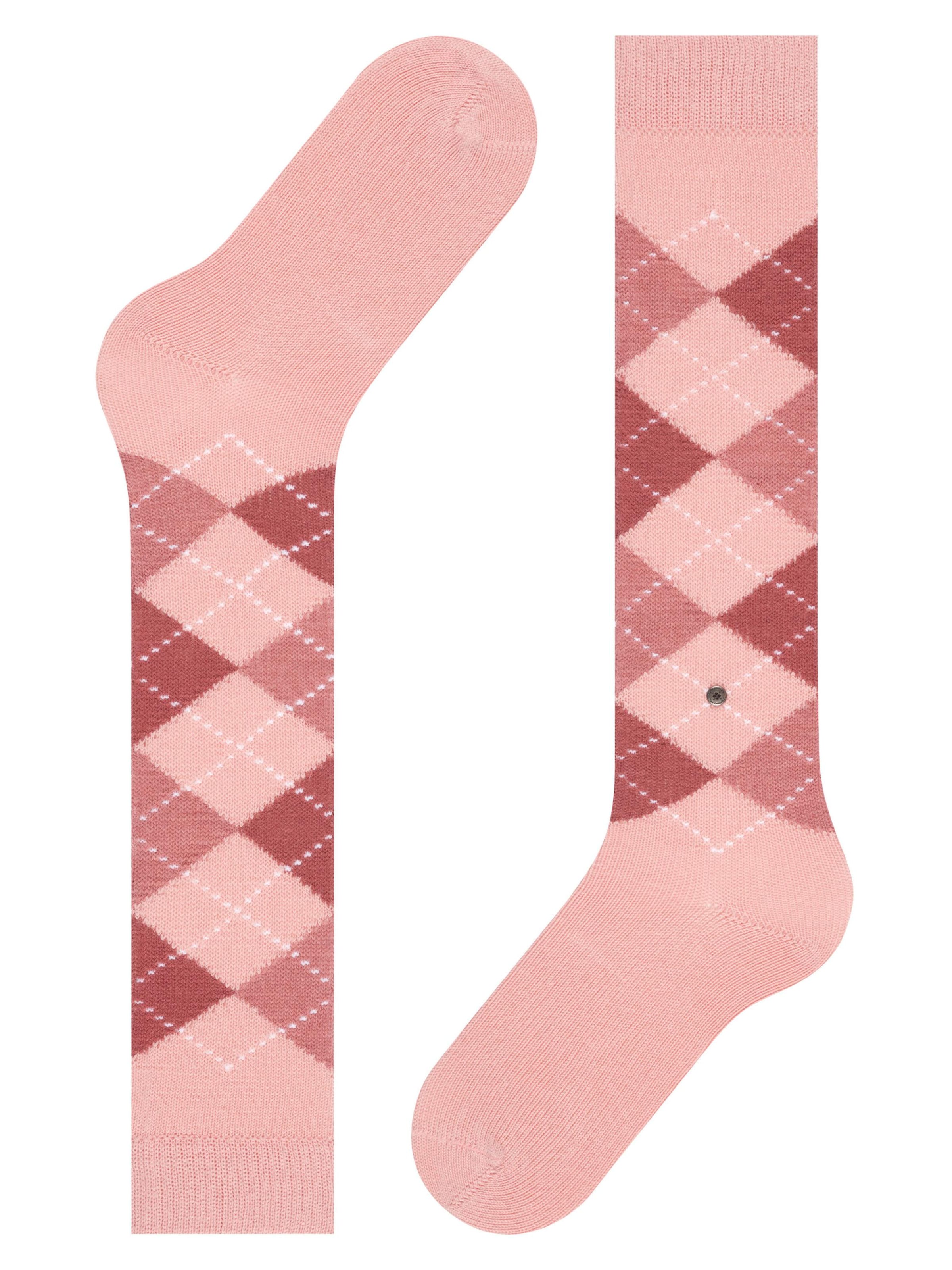BURLINGTON Overknee Strümpfe 'Whitby'‌ in Pink