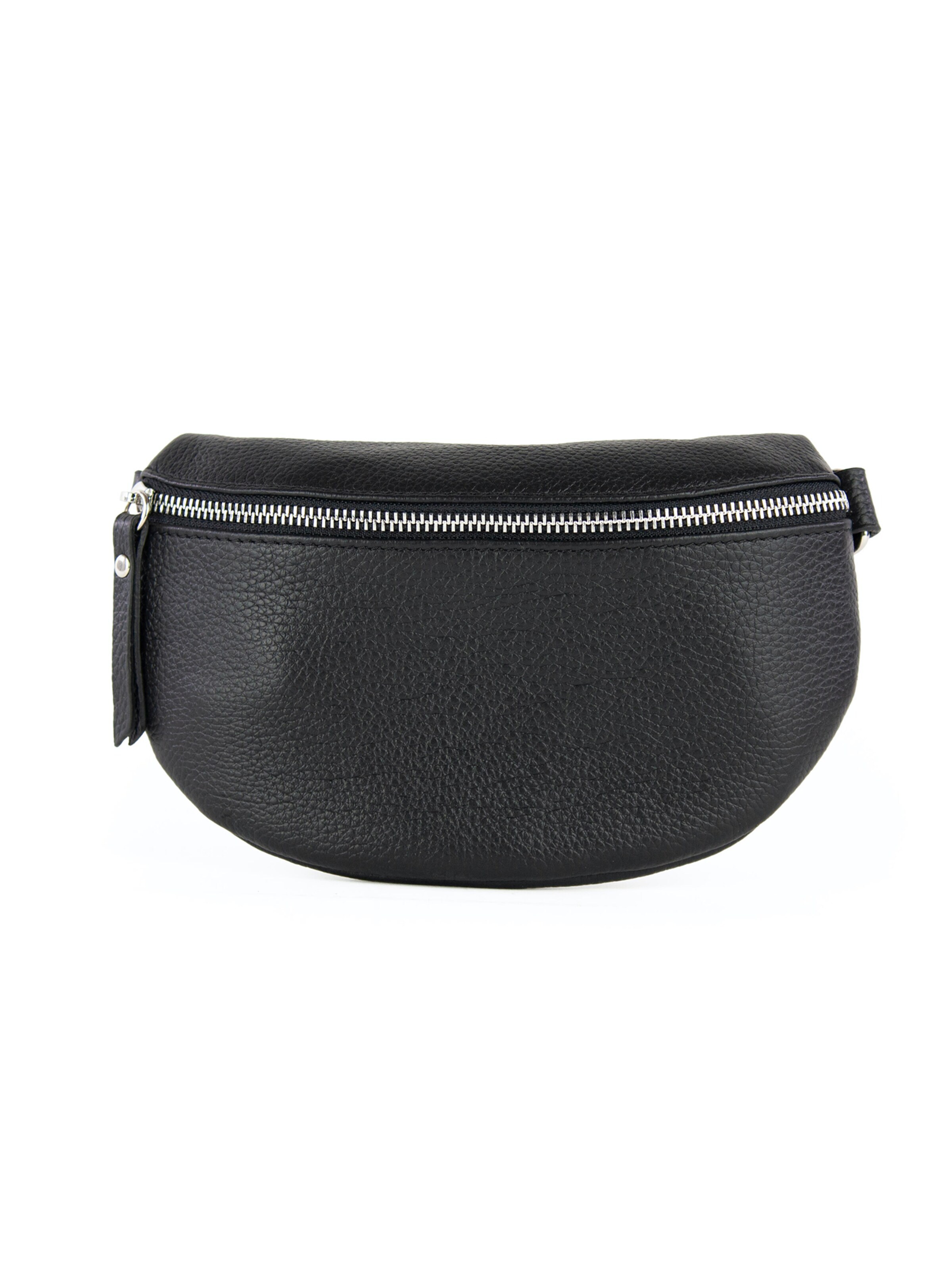 lePelou Gürteltasche 'TONI small'‌‌‌‌ in Schwarz: Vorderseite