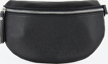 lePelou Gürteltasche 'TONI small' in Schwarz: Vorderseite