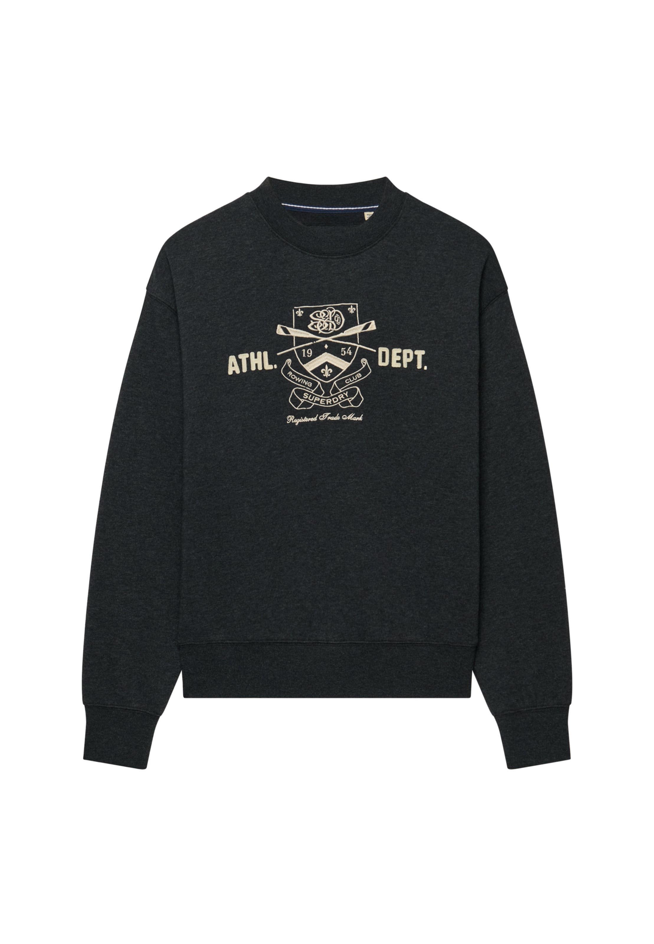 Sweat-shirt 'Country Club' Superdry & Co en noir : devant