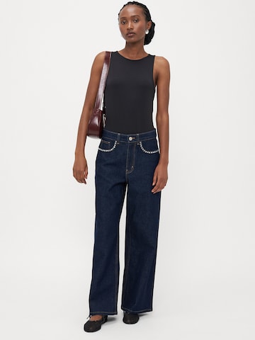 mėlyna Only Petite Plačios klešnės Džinsai 'ONLTAMMY'