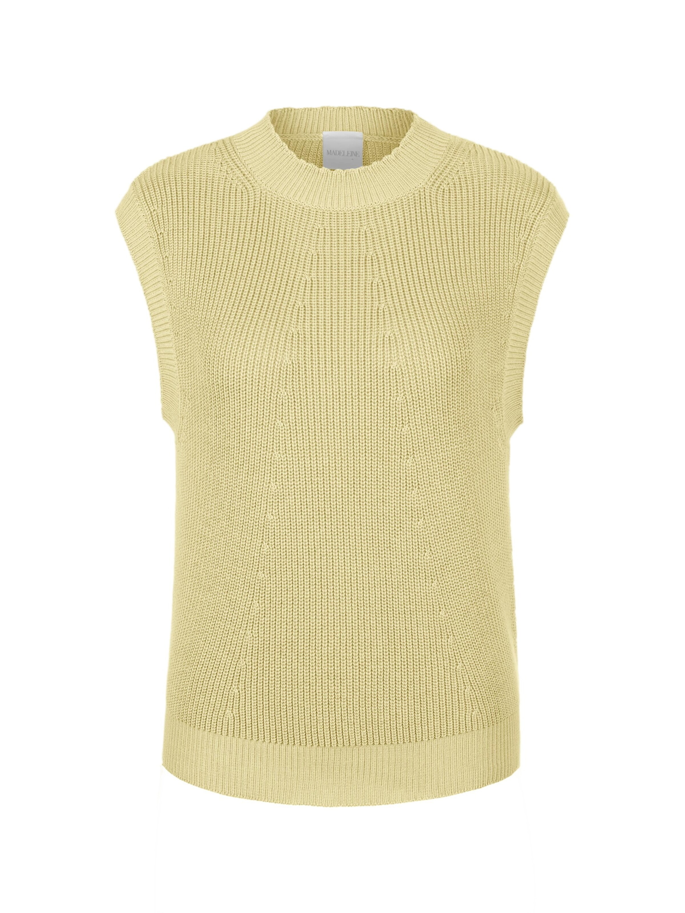 MADELEINE Pullunder in Gelb: Vorderseite