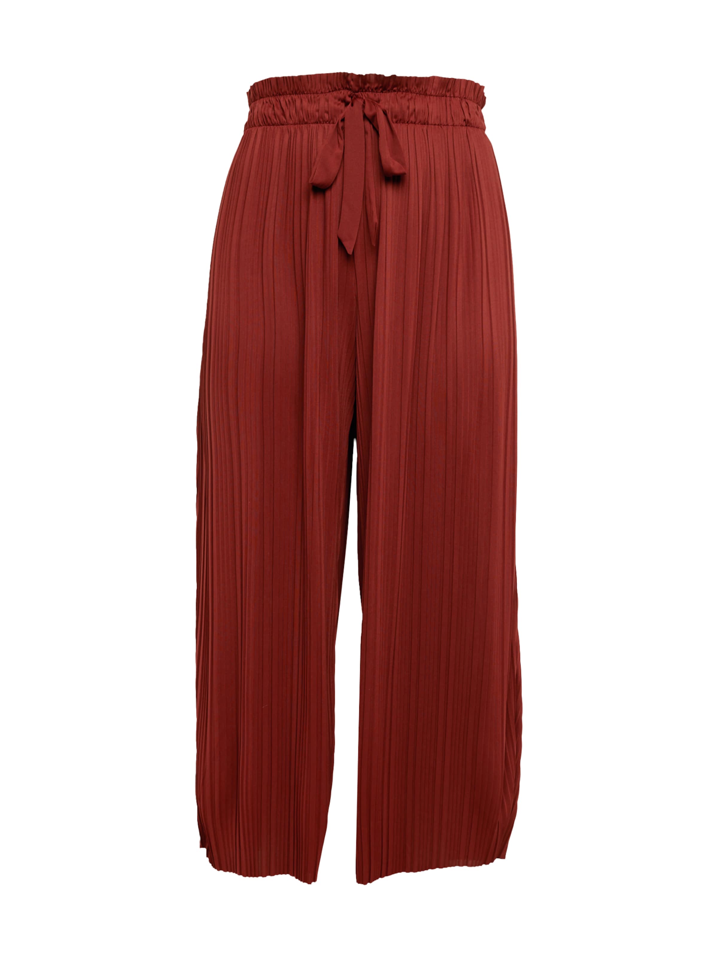 ABOUT YOU Curvy Wide Leg Hose 'Elena' in Braun: Vorderseite