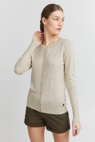 Oxmo - Cárdigan 'Hlin' en beige: frente