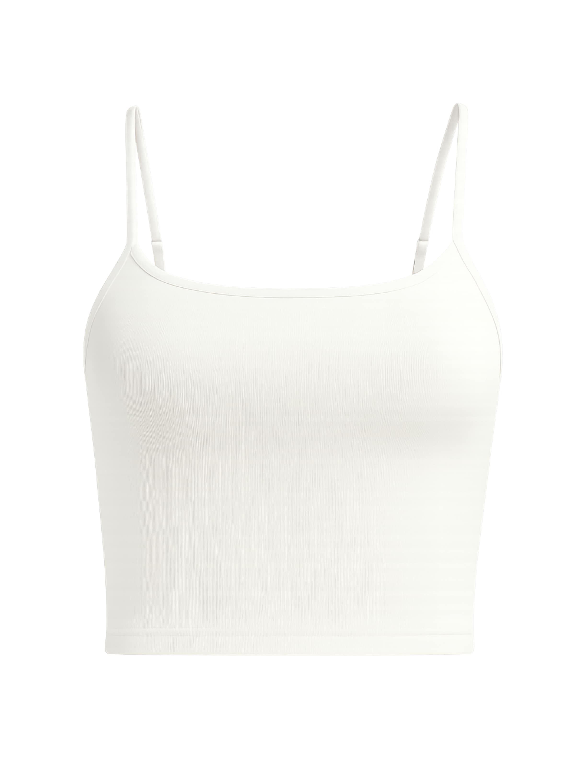 Justever Bustier Sport-BH in Weiß: Vorderseite