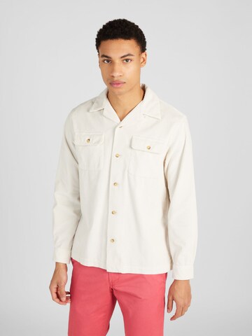 Polo Ralph Lauren Regular fit Overhemd in Beige: voorkant