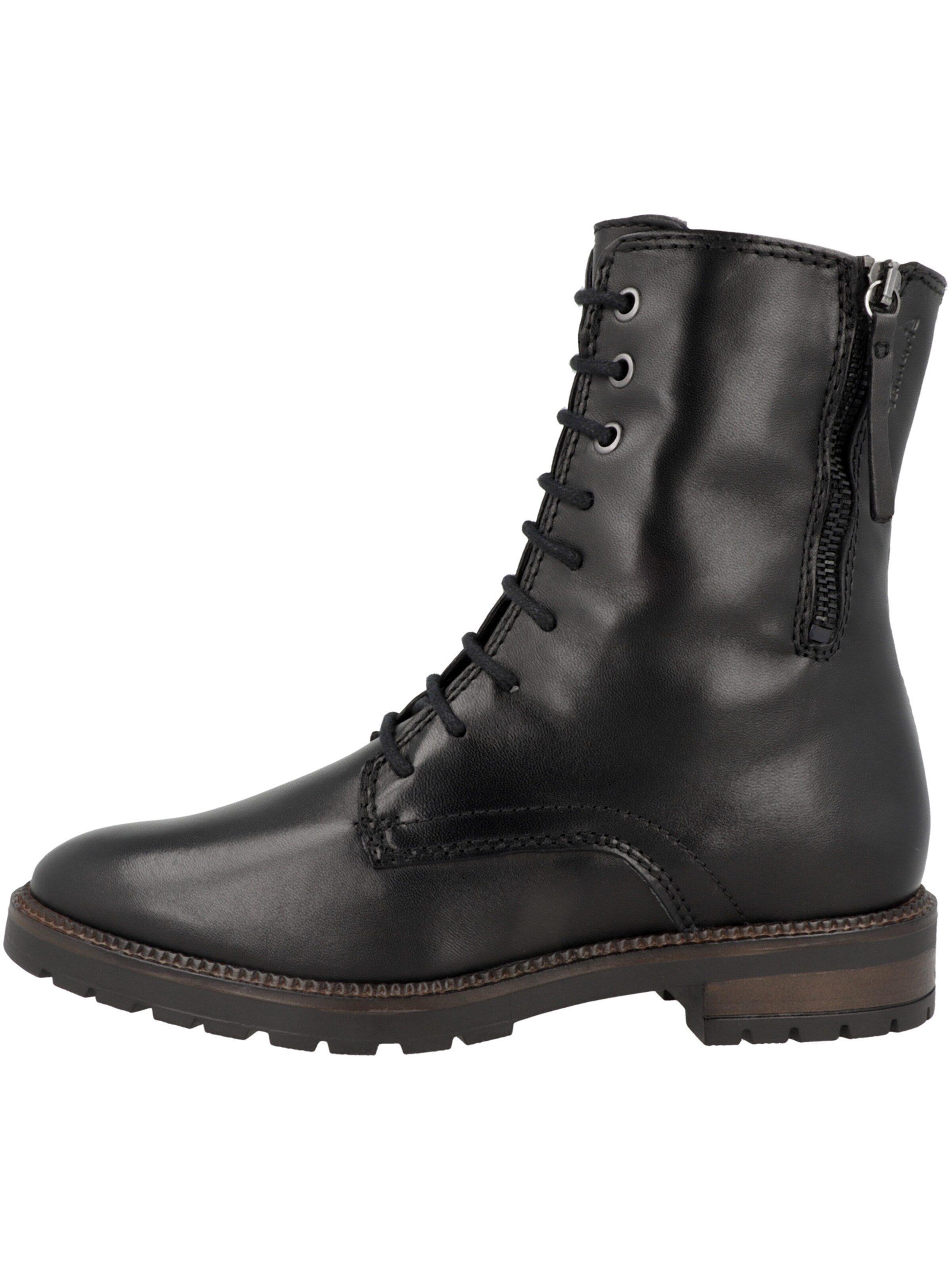 Stivaletto stringato di Tamaris in nero