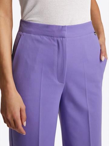 Rich & Royal Široke hlačnice Hlače na rob | vijolična barva