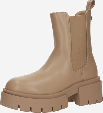 Chelsea Boots 'Charlotte' GUESS en beige : devant